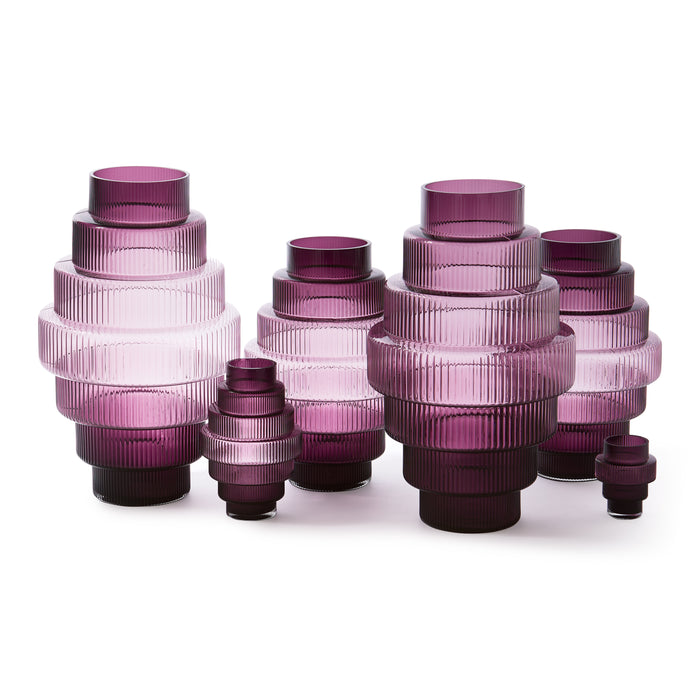 POLSPOTTEN Steps Waxinelichthouder - Paars