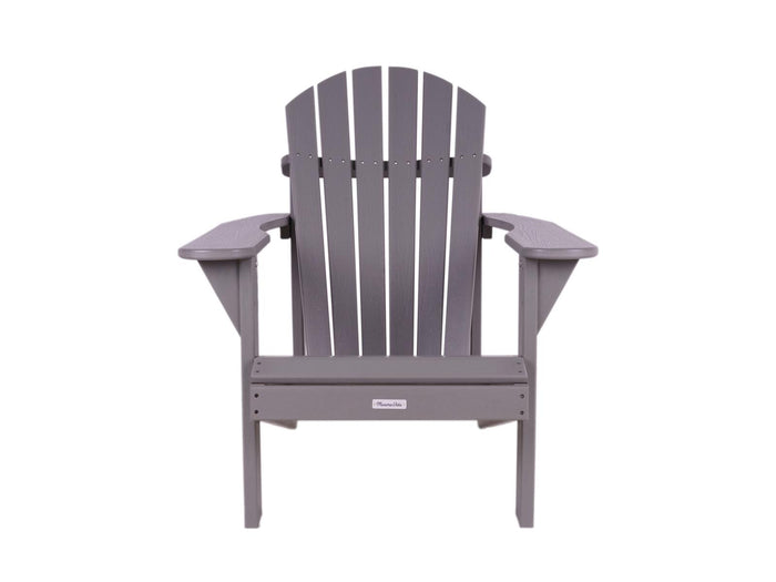 Kunststof adirondack tuinstoel Montreal grijs