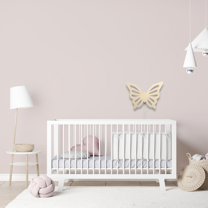 Houten wandlamp kinderkamer | Vlinder - blank