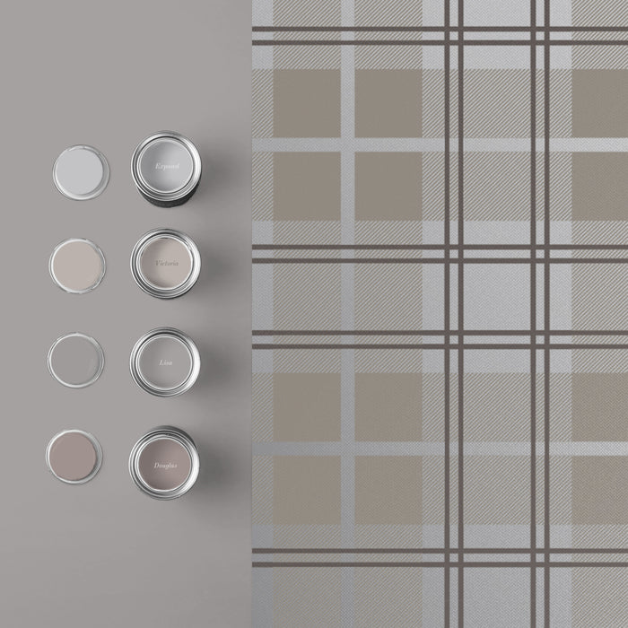 Graham & Brown Vliesbehang - Tartan Earth - 10mx52cm