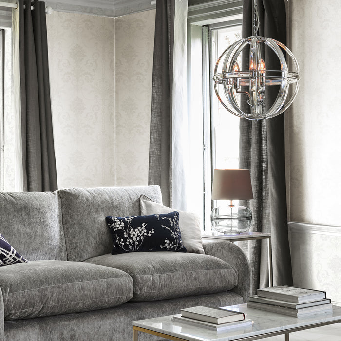 Laura Ashley Josette Behang - Bloemen - 10mx52cm - Wit