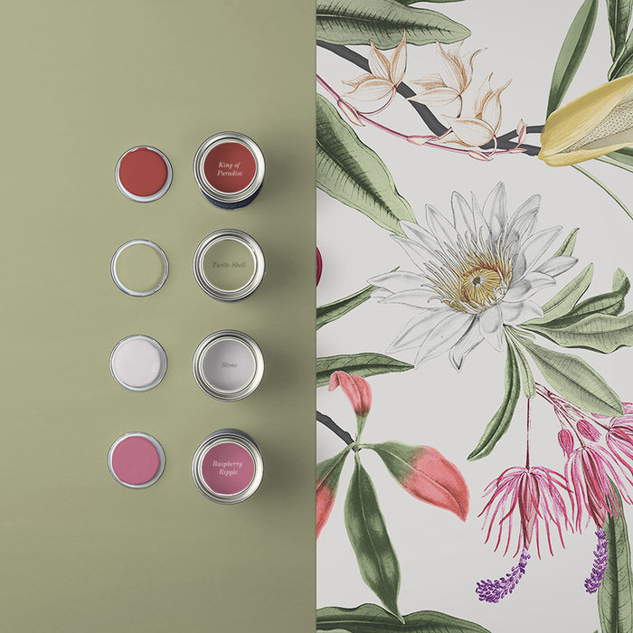 Graham & Brown Vliesbehang - Paradise Chalk - 10mx52cm