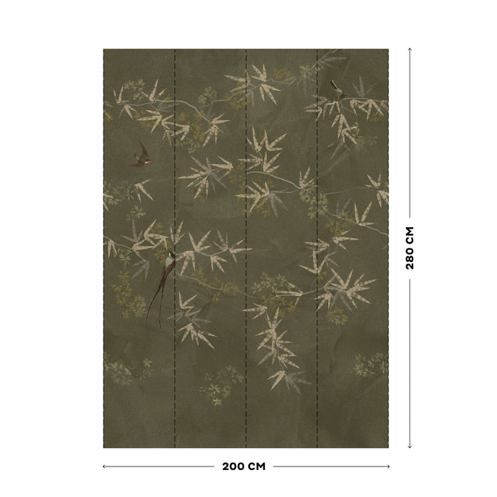 Art for the Home Fotobehang - Birds of Paradise - 280x200 cm