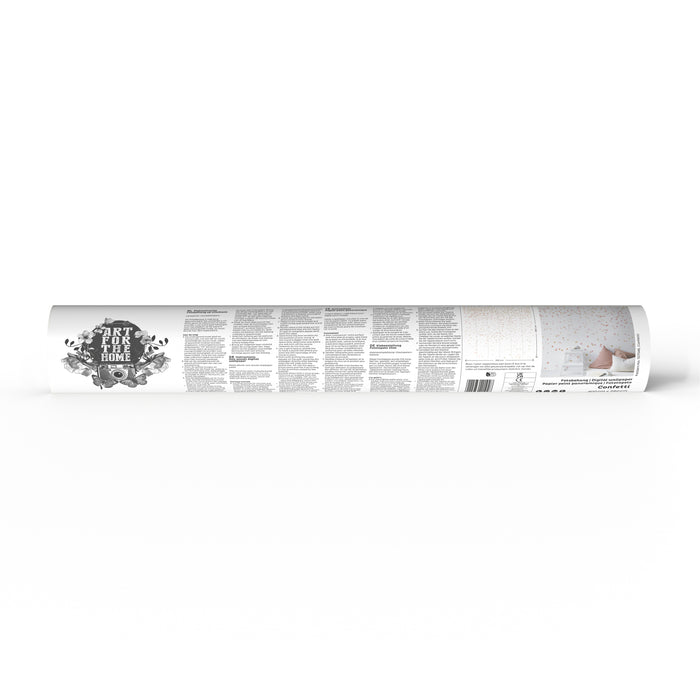 Art for the Home Fotobehang - Confetti - Roze|goud - 280x300cm