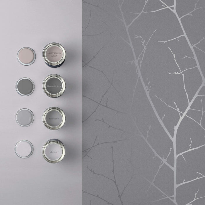 Graham & Brown Vliesbehang - Boreas Deep Grey - 10mx53cm