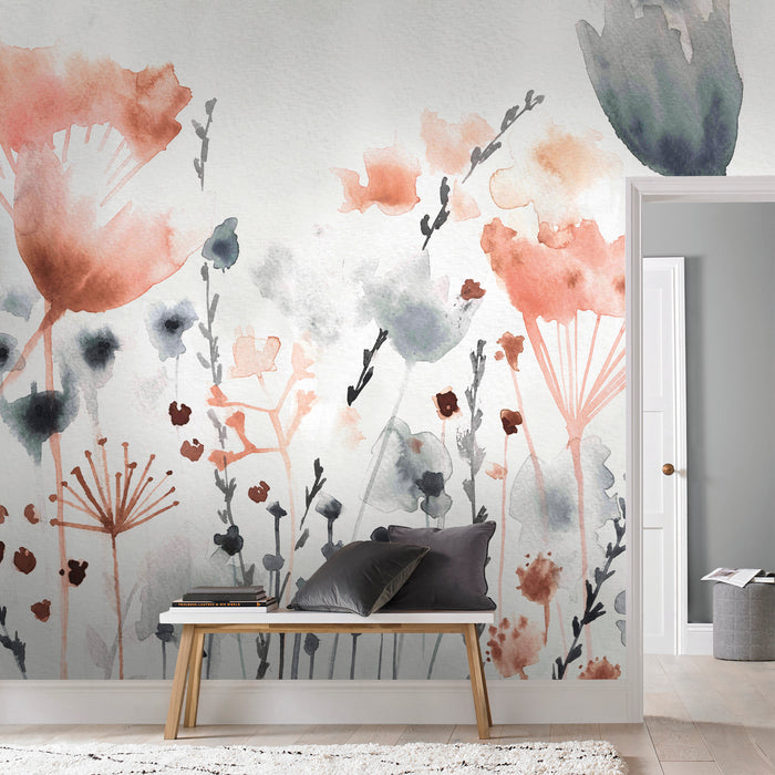 Art for the Home Watercoloured Meadow Fotobehang 280x372 cm