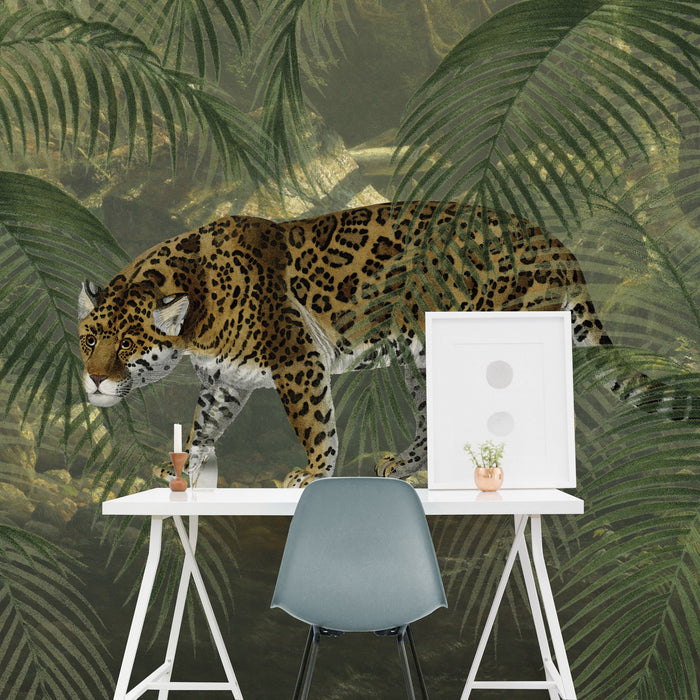 Art for the Home Fotobehang - Leopard - 280x200cm