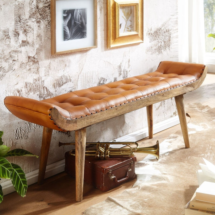 Sky Style Chesterfield Halbank Leder