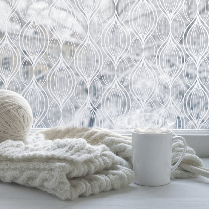 d-c-fix Charis Raamfolie - 68x150cm - Melkglas - Patroon - Statisch