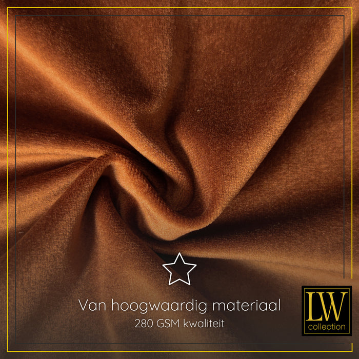 LW Collection Kant en klaar gordijnen oranje 290x270cm