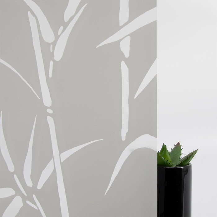 d-c-fix Bamboo Raamfolie - 45x150cm - Melkglas - Planten - Statisch