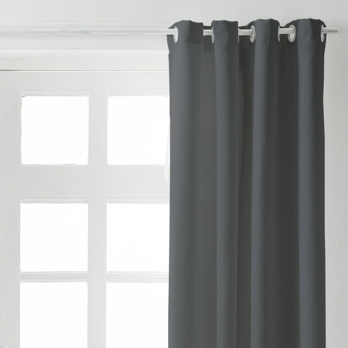 Kant en Klaar Isolerend en Verduisterend gordijn - Antraciet