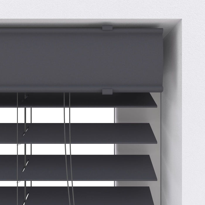 Kunststof Jaloezie - 50 mm - Easy Anthracite - 120x130 cm