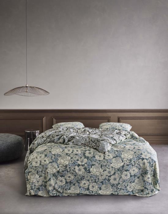 Essenza Camille Dekbedovertrek Reef green 200 x 220 cm