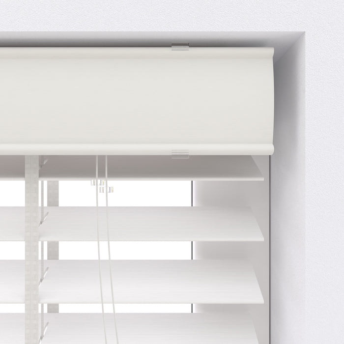 Bamboe Houten Jaloezie Easy 50 mm White 180 x 175