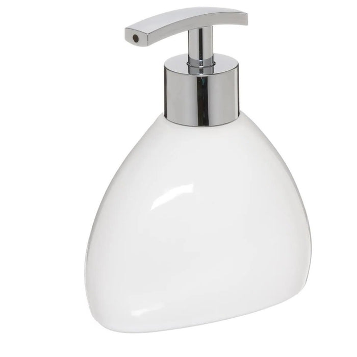 5Five Zeeppompje - keramiek - wit - 300 ml - zeepdispenser