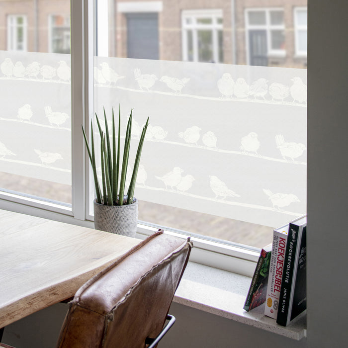 d-c-fix Filippa Raamfolie - 45x150cm - Melkglas - Dieren - Statisch