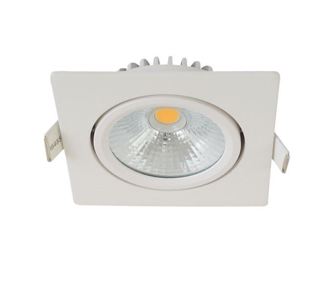 LT-Luce Inbouwspot Thin Vierkant Wit IP44