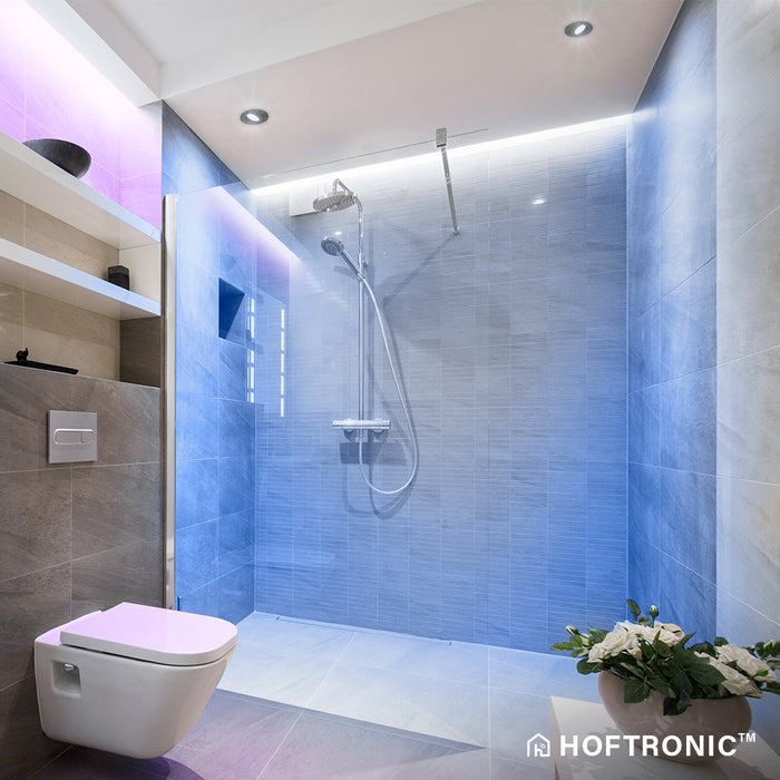 HOFTRONIC 6x Vienna Smart Inbouwspots RGBWW IP65 Zwart