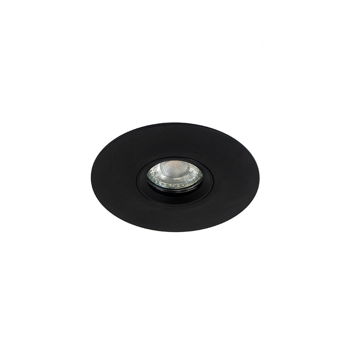 QAZQA Moderne inbouwspot zwart GU10 50mm - Buco