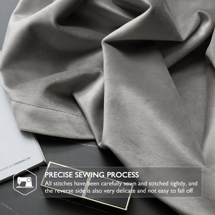 LW Collection Kant en klare gordijnen grijs 140x270cm