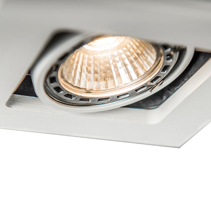 QAZQA Moderne inbouwspot wit verstelbaar - Qure