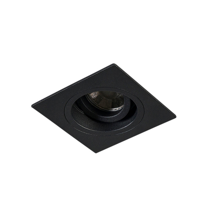 QAZQA Moderne inbouwspot zwart 9,3 cm draai- en kantelbaar - Chuck