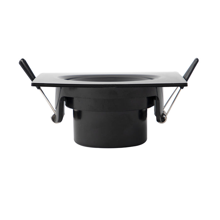 QAZQA Set van 3 inbouwspots zwart incl. LED 3-staps dimbaar - Miu