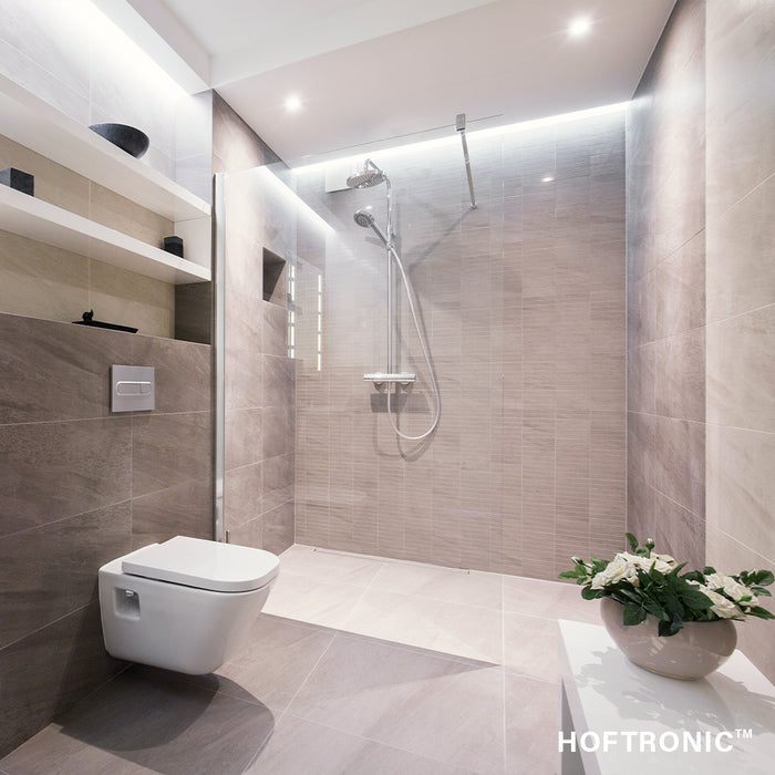 HOFTRONIC Nola - LED Inbouwspots Badkamer IP65 Zwart