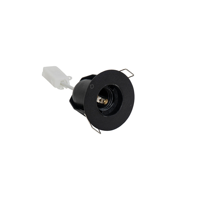 QAZQA Smart inbouwspot zwart incl. WiFi G95 lichtbron - Insight