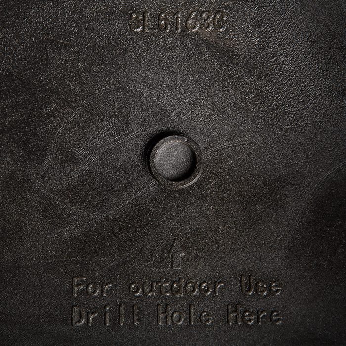 Beliani - ABDERA - Plantenbak - Lichtgrijs - 23 cm - Stenenmix