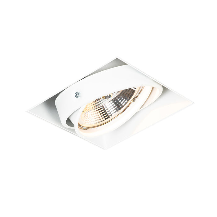 QAZQA Inbouwspot wit GU10 AR111 trimless verstelbaar - Oneon