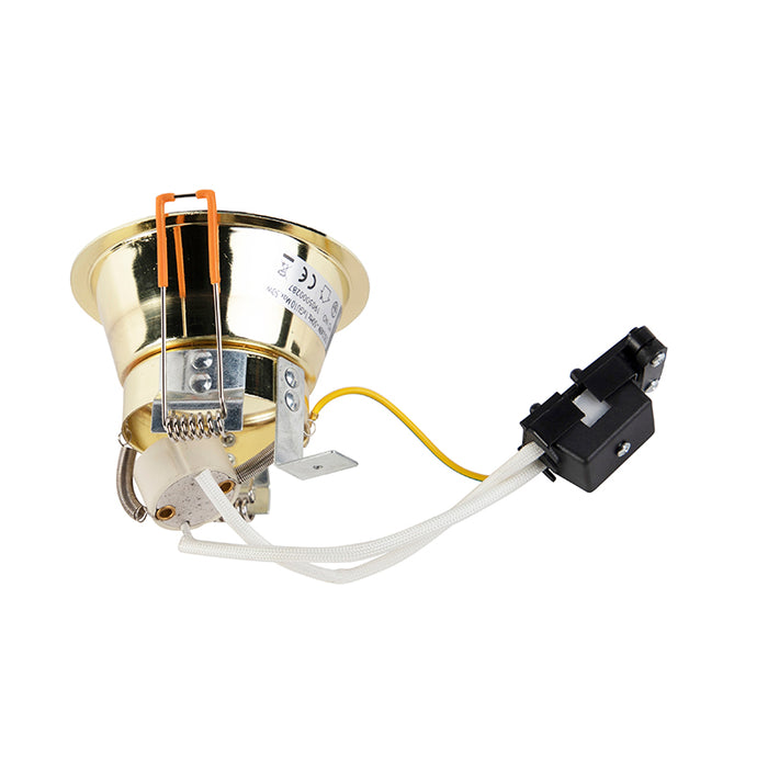 QAZQA Moderne inbouwspot goud - Dept