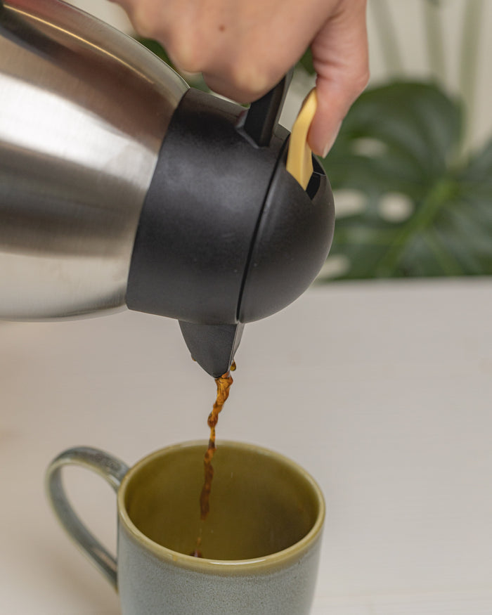 Sareva Thermoskan RVS Geel 1.5 Liter