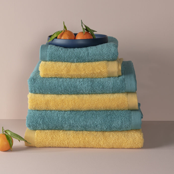 Casilin Como Badhanddoeken - 70 x 140cm - Geel - 2 Stuks