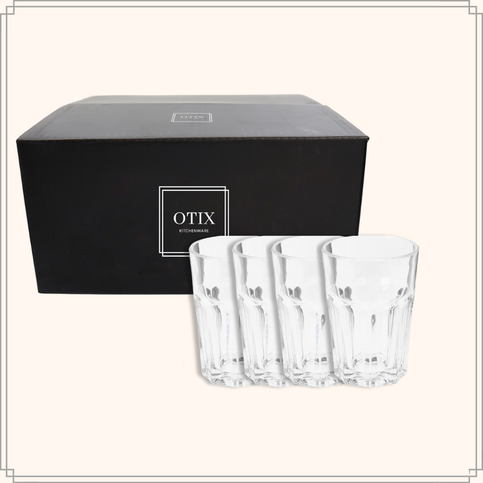 OTIX Mojito Glazen Limonadeglazen Waterglazen 4 Stuks 36 cl Transpa...