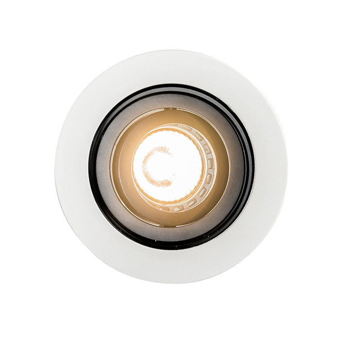 QAZQA Smart inbouwspot wit met staal incl. Wifi GU10 - Rondoo