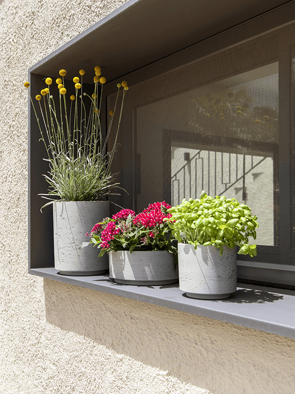 Pottery Pots Bloempot-Plantenschaal Beige-Grijs D 39 cm H 18 cm