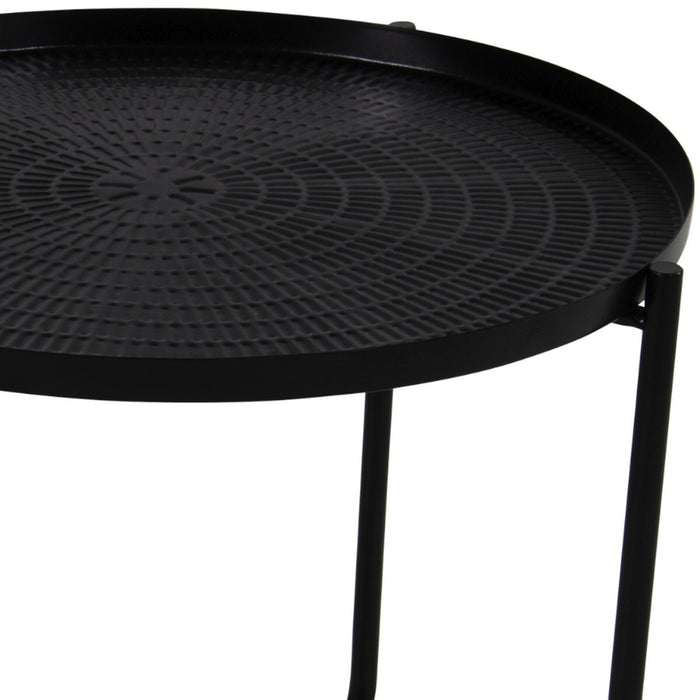 Lesli Living Bijzettafel Sumba Zwart 35 cm