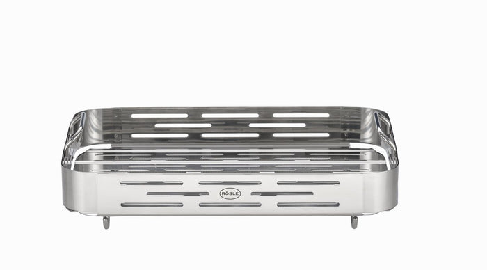 Braadpan met Deksel en Rooster, Rechthoekig, 38 x 28 cm - Rösle | Expe