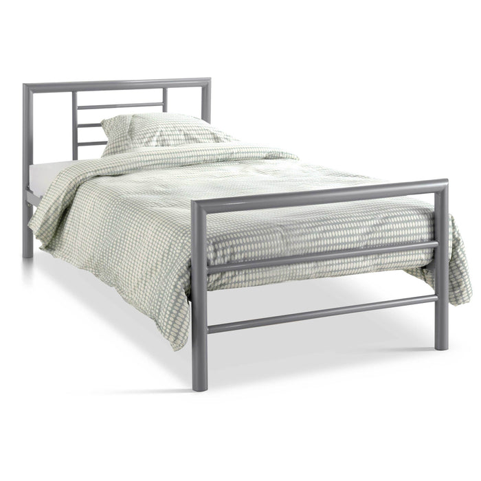 Rousseau - Bed Sandro 90x200 metaal - grijs