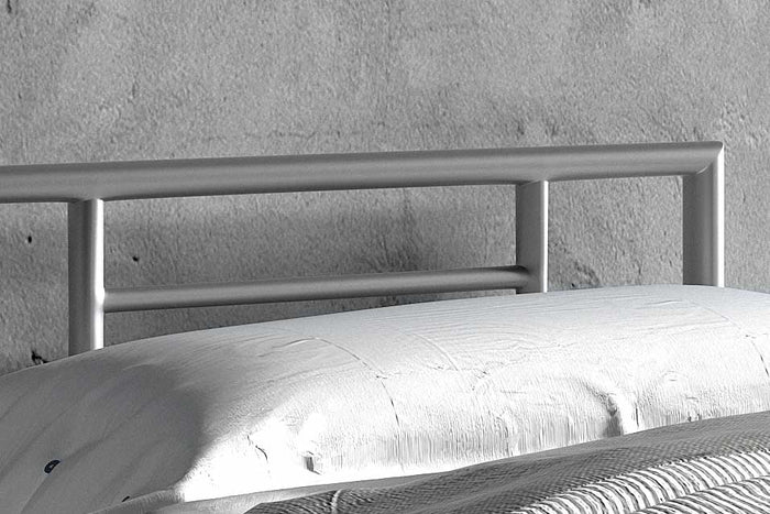 Rousseau - Bed Sandro 90x200 metaal - grijs