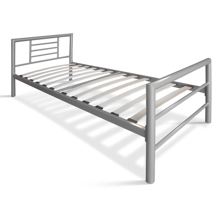 Rousseau - Bed Sandro 90x200 metaal - grijs