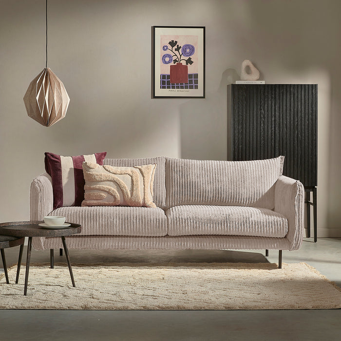 Stofstaal by fonQ Ribbon - Crème - Rib