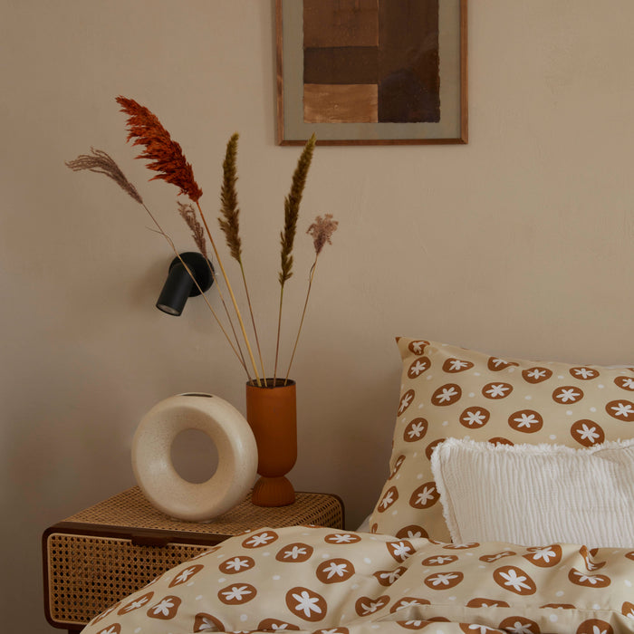 Walra Bubble Stars Dekbedovertrek 200 x 220/240 cm - Beige