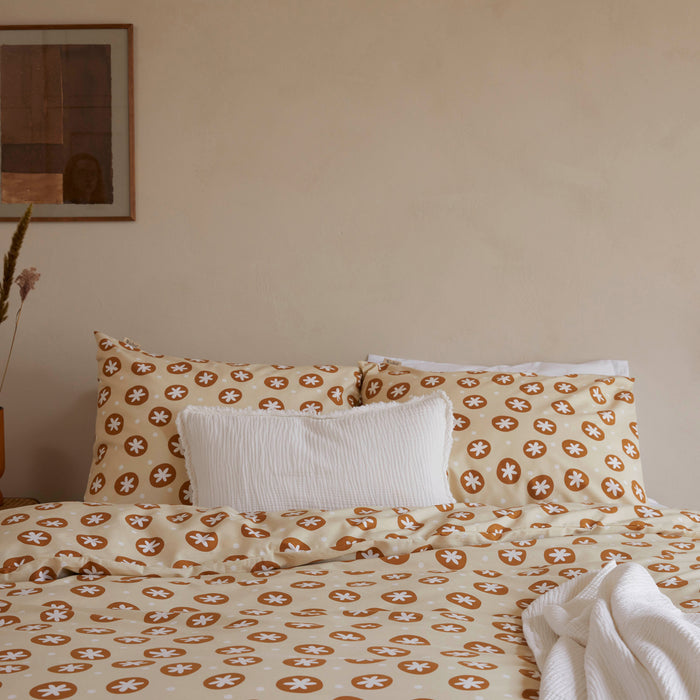 Walra Bubble Stars Dekbedovertrek 200 x 220/240 cm - Beige