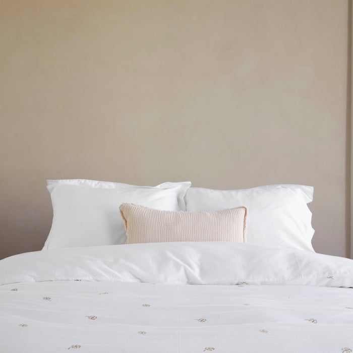 Walra Calm Clover Dekbedovertrek 200 x 220/240 cm - Wit