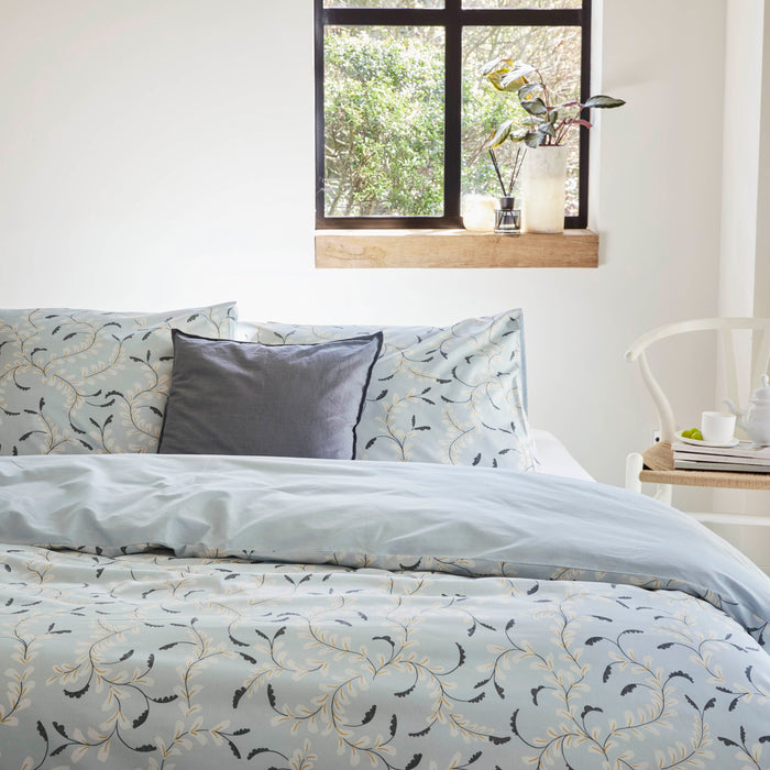 Walra Elegant Garland Dekbedovertrek 240 x 220/240 cm - Lichtblauw