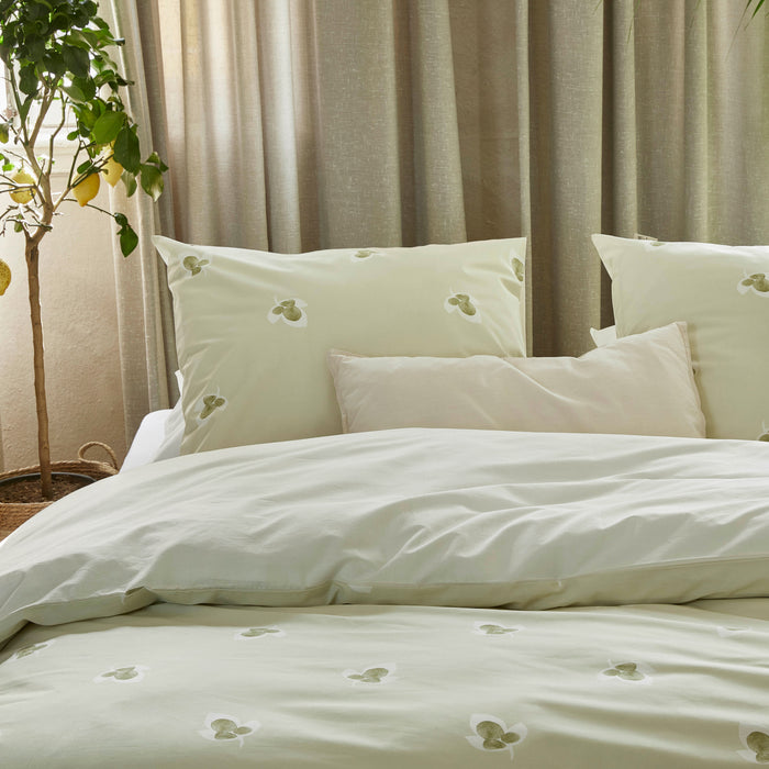 Walra Glossy Grapevine Dekbedovertrek 200 x 220/240 cm - Groen