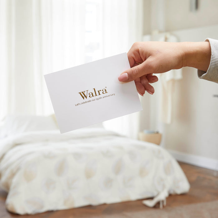 Walra Shaped Leaves Dekbedovertrek 240 x 220/240 cm - Zand